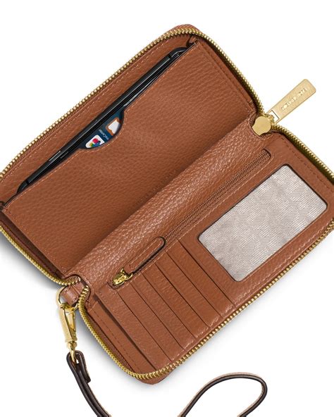 michael kors large wallet with strap